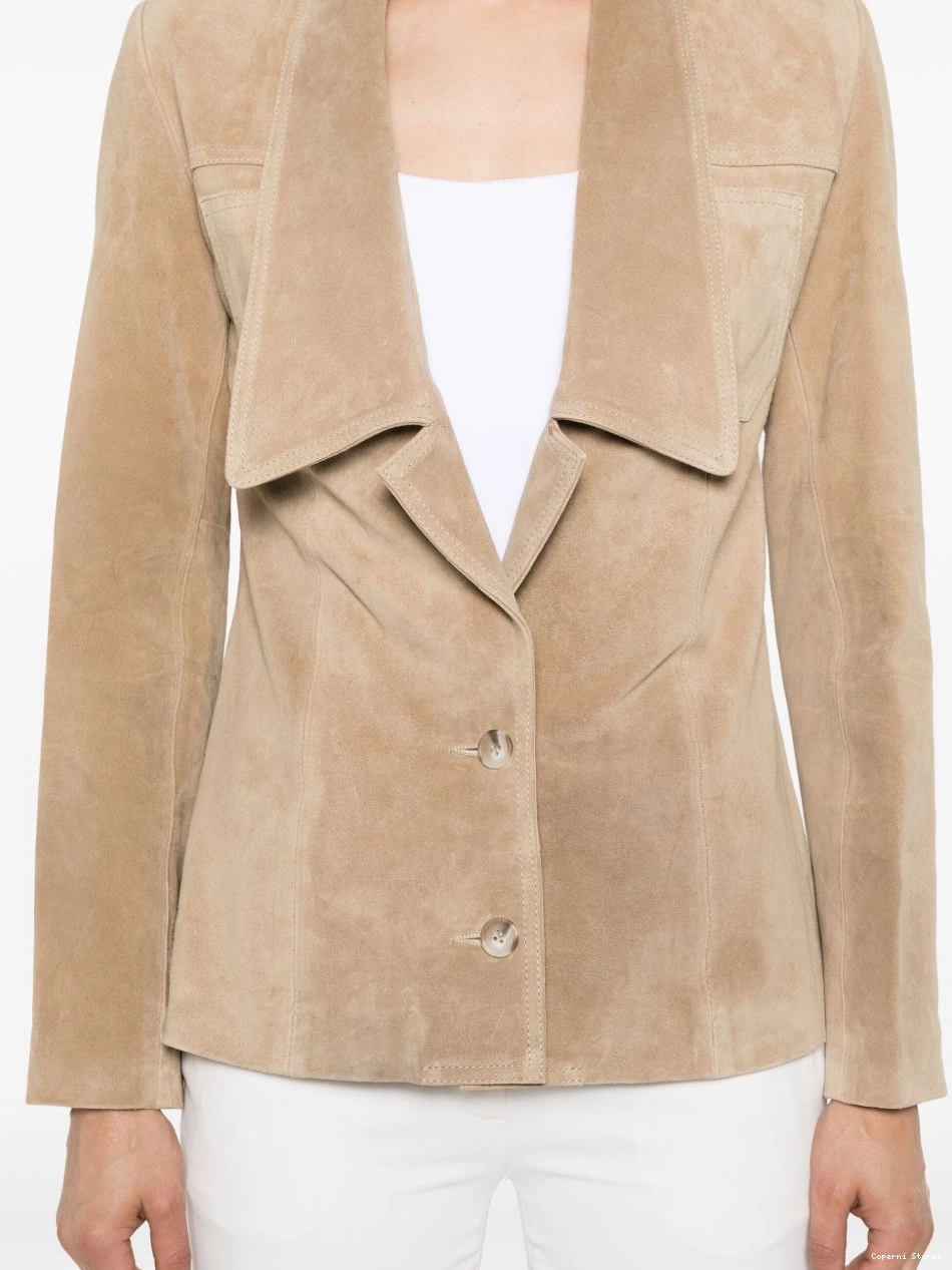 Affordable jacket Coperni suede single-breasted Women 0501